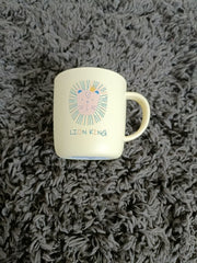 Yellow Colour Lion King Text Cup