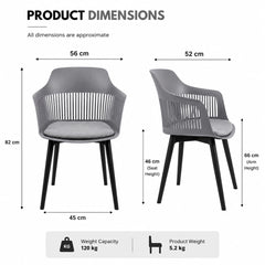 ASTER GREY CAFE CHAIR