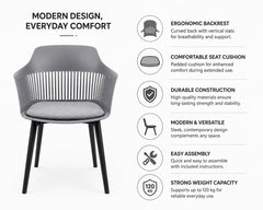 ASTER GREY CAFE CHAIR