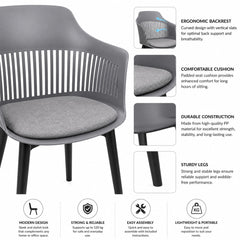 ASTER GREY CAFE CHAIR