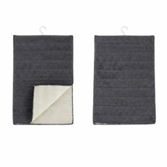 Premium Dark Brown Anti-Slip Bathroom Floor Mat, Soft Absorbent Microfiber Rug, Non-Skid Backing Carpet for Bathroom, Bedroom, Kitchen, Entryway, Washable Quick Dry Home Floor Mat ( Specific colours not available ) set of 2