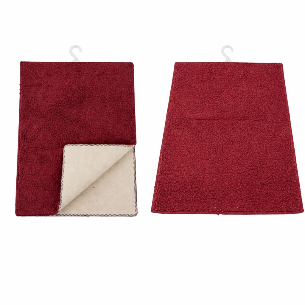 Premium Beige Anti-Slip Floor Mat – Soft Absorbent Bathroom & Bedroom Carpet Rug for Home (Set of 2 Specific colours not available)