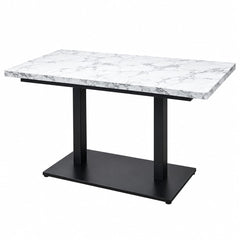 Luxury White Marble Top Dining Table