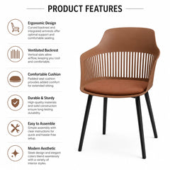 ASTER ORANGE CAFE CHAIR
