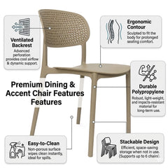NOVA BROWN CAFE CHAIR