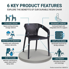 Black Outdoor Chair 03