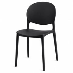 ATOM BLACK CAFE CHAIR