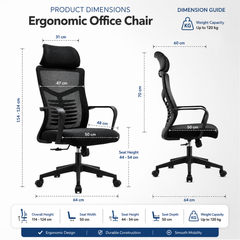 SCALES HB BLACK CHAIR