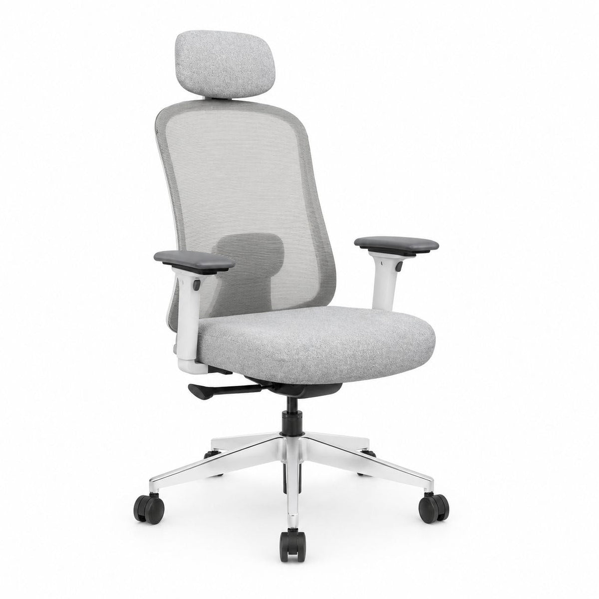 Mesh Ergonomic High Back Desk Chair with 4D Adjustable Armrests & 1D Lumbar Support
