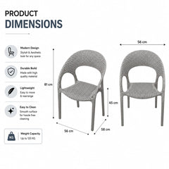 Grey Outdoor Chair
