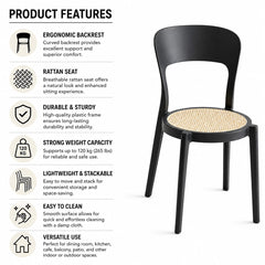 FLORA GREY CAFE CHAIR