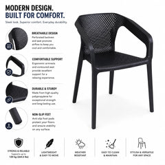 Black Outdoor Chair 03