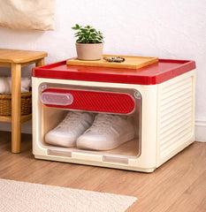 Trending Premium Stackable Shoe Box Organizer - Crystal Clear Sneaker Showcase