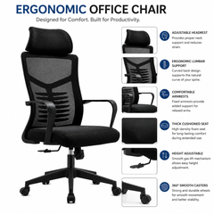 SCALES HB BLACK CHAIR
