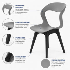 MS CAFE CHAIR GREY