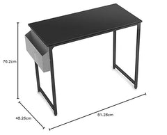 Computer Desk 32" Inch Study Writing Table for Home Office, Modern Small Space Simple Style PC Work Desk