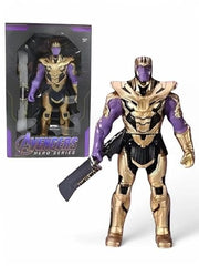 Thanos Action Figure Avengers Hero Series, 30 cm, Gold and Purple