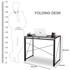 FD 36 FOLDING DESK GREY