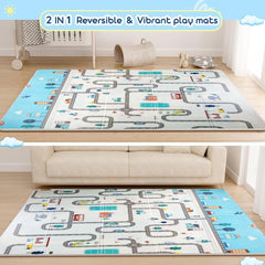 Large play mat waterproof baby child toddler boys and girls
