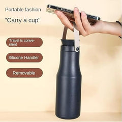Lock & Lock Stainless Steel Vacuum Insulated Tumbler with Hand Strap – Durable Bottle(500ML)