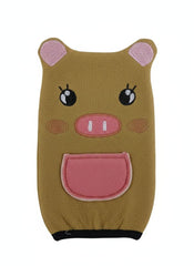 Cute Pink Pig Exfoliating Bath Glove
