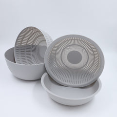 Multi-Functional Kitchen Colander and Mixing Bowl Set ( 2 pieces )