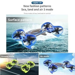 3-in-1 Design Amphibious Dolphin RC Drone