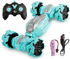 Remote Control Stunt Car Toy 4WD 2.4GHz Double Sided Rotation Off Road Vehicle