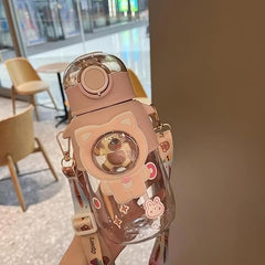 Bear Transparent Sipper Bottles