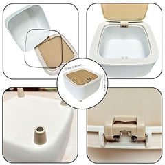 Modern Nordic Low-Height Dustbin