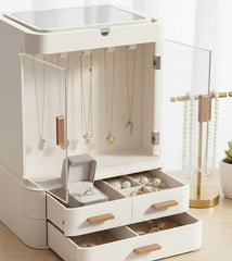 Luxury Dustproof Jewellery Cabinet Organizer for Women