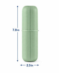 Travel Toothbrush Container| Portable Toothbrush Holder| Portable toothbrush holder silicone Cover for travel( Pack of 3)