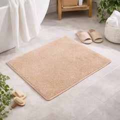 Premium Beige Anti-Slip Floor Mat – Soft Absorbent Bathroom & Bedroom Carpet Rug for Home (Set of 2 Specific colours not available)