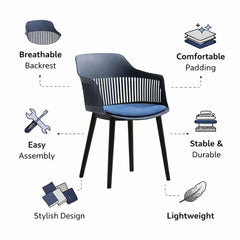 ASTER BLUE CAFE CHAIR