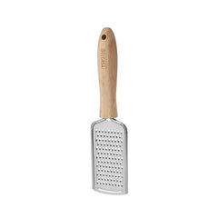 Stainless Steel Flat Grater with Wooden Handle