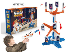 Indoor Game Toys Suspended Flying Ball Shooting Target with Soft Sponge Gun Toys for Kids