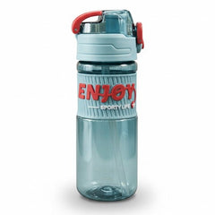 Portable Cartoon Bus Sipper Bottle with Shoulder Strap 650 ML