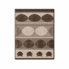 Premium Brown & Beige Designer Anti-Slip Bathroom Floor Mat – Soft Absorbent Printed Microfiber Rug for Home & Kitchen (Set of 2 No specific colours available )