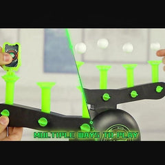 2 in 1 Luminous air Hover Target Shooting Game Set With 2 Electric Soft Bullet Guns