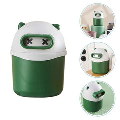 Cute Cartoon Frog-Themed Kids Dustbin