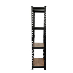 4-Shelf Shelving Unit Storage Rack Utility Rack Garage Shelves Display Rack Steel Boltless Rivet Rack