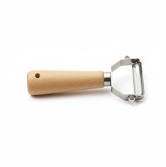 Wooden Handle Stainless Steel Vegetable Peeler