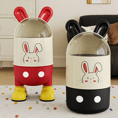 Cartoon Character Plastic Trash Bin