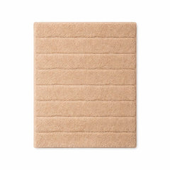 Luxury Beige Textured Anti-Slip Bathroom Floor Mat – Soft Absorbent Microfiber Rug for Home( Set of 2 Specific colours not available)