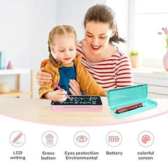 2 in 1 Pencil Box Cum Educational LCD Tablet Toy for Kids