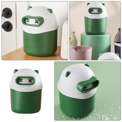 Cute Cartoon Frog-Themed Kids Dustbin
