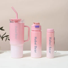 TAN BEI BEAR Insulated Drinkware Family Set (3 Sizes)