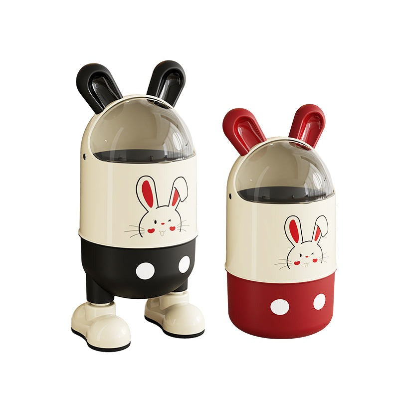 Cartoon Character Plastic Trash Bin