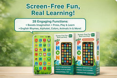 Learning Musical Phone for Kids with 28 Engaging Function I Alphabet, Numbers, Rhymes and Music | Educational Mobile Toy | Screen-Free Learning Toy (2+ Years)