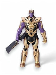 Thanos Action Figure Avengers Hero Series, 30 cm, Gold and Purple